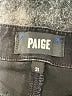 Paige Chevron-herringbone Black Jeans Size 31 waist - photo 7