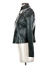 Worth New York 100% Leather Metallic Black Jacket Size 2 - photo 5