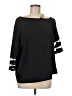 Unbranded Black 3/4 Sleeve Top Size M - photo 1