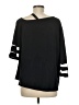 Unbranded Black 3/4 Sleeve Top Size M - photo 2