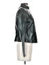 Worth New York 100% Leather Metallic Black Jacket Size 2 - photo 4