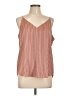 Express 100% Polyester Orange Sleeveless Top Size L - photo 1