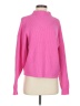 Lucy Paris Solid Pink Turtleneck Sweater Size S - photo 1