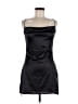 Zaful 100% Polyester Black Blue Cocktail Dress Size 8 - photo 1