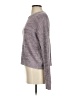 Hippie Rose 100% Acrylic Metallic Gray Pullover Sweater Size S - photo 5