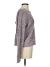 Hippie Rose 100% Acrylic Metallic Gray Pullover Sweater Size S - photo 4