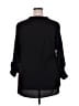 Timeson 100% Polyester Black 3/4 Sleeve Blouse Size XXL - photo 2