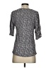Faherty Gray 3/4 Sleeve Blouse Size S - photo 2