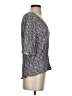 Faherty Gray 3/4 Sleeve Blouse Size S - photo 4