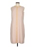 L.K. Bennett 100% Polyester Solid Pink Tan Cocktail Dress Size 8 - photo 1