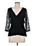 Torrid Black 3/4 Sleeve Blouse Size Med Plus (00) - photo 1