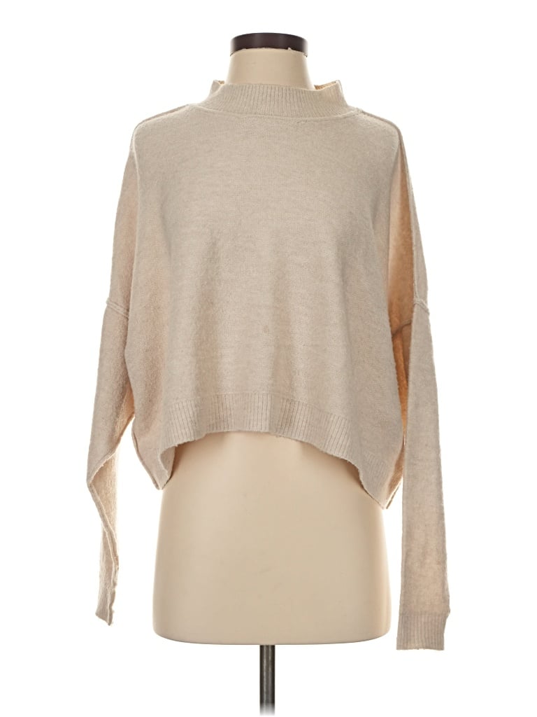 Pre-owned Cotton On Turtleneck Sweater In Tan