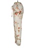 Zara Floral Ivory Casual Pants Size M - photo 5