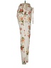 Zara Floral Ivory Casual Pants Size M - photo 4
