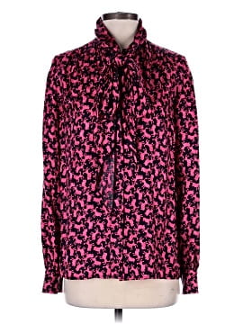 Marc Jacobs Long Sleeve Silk Top