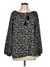 Mystree 100% Polyester Black Long Sleeve Blouse Size L - photo 1
