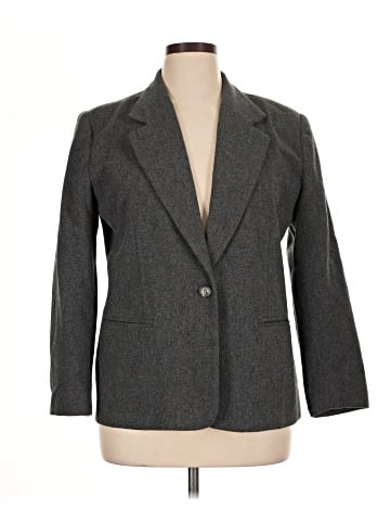 Joan Leslie Wool Blazer (view 1)