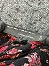 Out From Under 100% Rayon Paisley Black Jumpsuit Size S - photo 4