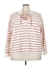 Maurices Stripes White Pullover Sweater Size 24 (3) - photo 1