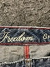 Freedom Stripes Blue Jeans Size 8R - photo 7