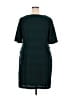 Connected Apparel Solid Teal Casual Dress Size 18W - photo 2