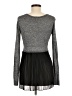 Express Gray Pullover Sweater Size M - photo 2