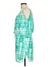 Bisou Bisou 100% Polyester Tie-dye Teal Casual Dress Size 10 - photo 5