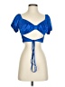Princess Polly Blue Short Sleeve Top Size 4 - photo 1