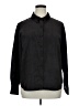 Velvet Heart 100% Polyester Solid Black Long Sleeve Blouse Size XL - photo 1