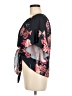 Unbranded Black Blue 3/4 Sleeve Blouse Size M - photo 5