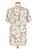 Prabal Gurung Collective 100% Polyester Tan Short Sleeve Blouse Size 6 - photo 2