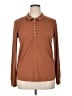 Maurices Brown Long Sleeve Polo Size XL - photo 1
