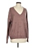 Repeat Cashmere 100% Cashmere Hearts Brown Cashmere Pullover Sweater Size 38/Sm - photo 1