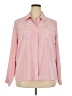 Claudia Richard 100% Polyester Hearts Pink Long Sleeve Blouse Size 20W - photo 1