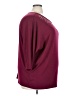 89th & Madison Burgundy Poncho Size 3X - photo 4