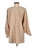 Emelia 100% Polyester Tan 3/4 Sleeve Blouse Size S - photo 2