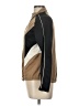 Active Studio 100% Polyester Color Block Brown Track Jacket Size L - photo 5