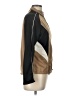 Active Studio 100% Polyester Color Block Brown Track Jacket Size L - photo 4