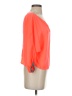 Blue Rain 100% Polyester Orange Pink 3/4 Sleeve Blouse Size S - photo 4
