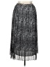 Cathy Daniels 100% Polyester Paisley Silver Formal Skirt Size 1X - photo 2
