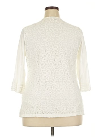 Roz & Ali 3/4 Sleeve Blouse (view 2)