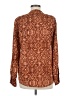Calvin Klein 100% Polyester Animal Print Brown Long Sleeve Blouse Size M - photo 2