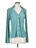 Left Coast by Dolan Teal Long Sleeve Blouse Size S - photo 1