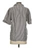 Assorted Brands 100% Lyocell Stripes Silver Short Sleeve Blouse Size S - photo 2