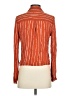 Kivari 100% Rayon Orange Long Sleeve Blouse Size XS - photo 2