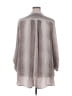 NY Collection 100% Polyester Animal Print Silver Long Sleeve Blouse Size 3X - photo 2