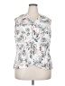 Maurices 100% Polyester White Sleeveless Blouse Size 20 (2) - photo 1