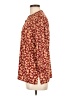 Assorted Brands Floral Burgundy 3/4 Sleeve Blouse Size Lg - XL - photo 5