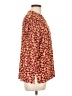 Assorted Brands Floral Burgundy 3/4 Sleeve Blouse Size Lg - XL - photo 4