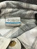 Columbia Plaid Gray Long Sleeve Blouse Size XS - photo 7